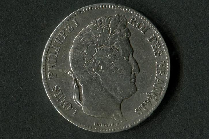 5 frank Louis-Philippe I Type Domard 1833, Postzegels en Munten, Munten | Europa | Niet-Euromunten, Losse munt, Frankrijk, Zilver