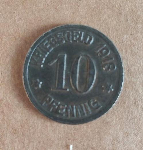 Ooglogsgeld  10 Pfennig - Koblenz, Postzegels en Munten, Munten | Europa | Niet-Euromunten, Losse munt, Duitsland, Ophalen of Verzenden