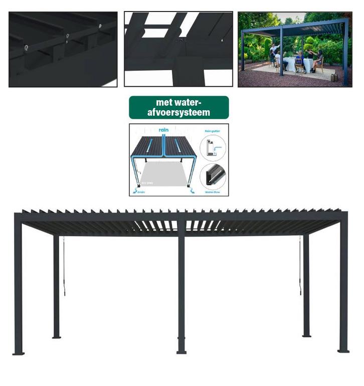 Pergola Mirador 111 - 3x6m - NEUVE - Auvent à lattes, Jardin & Terrasse, Jardin & Terrasse Autre, Neuf, Enlèvement ou Envoi