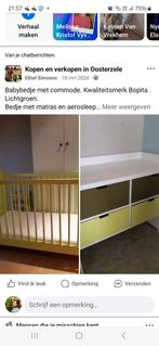 Babybed en commode, Kinderen en Baby's, Ophalen, Zo goed als nieuw