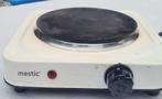 Mestic elektrische kookplaat, Elektronische apparatuur, Kookplaten, Ophalen of Verzenden, Gebruikt, Vrijstaand, Elektrisch