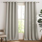 Verduisterende Gordijnen set 245 x 140 Ecru licht-bruin NEW, Huis en Inrichting, 200 cm of meer, Nieuw, Ophalen of Verzenden, Crème