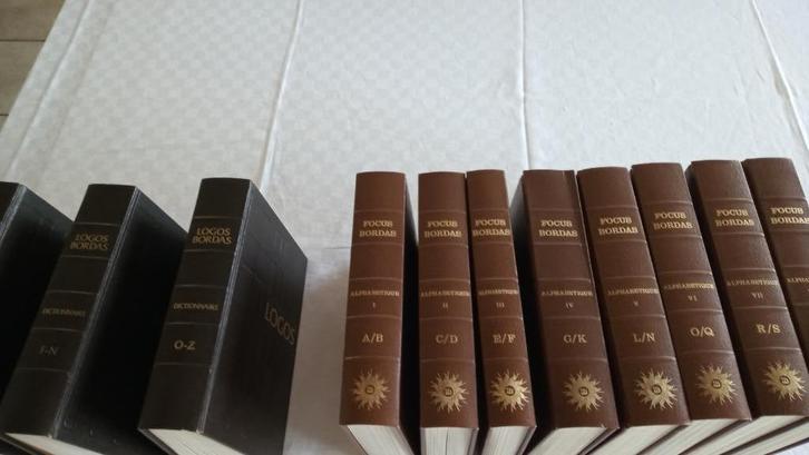 Encyclopedieën BORDAS WOORDENBOEKEN (Focus en Logos, Boeken, Encyclopedieën, Zo goed als nieuw, Complete serie, Overige onderwerpen