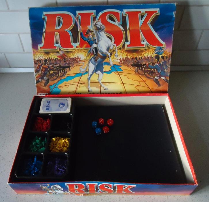 RISK van Parker in goede staat !, Hobby & Loisirs créatifs, Jeux de société | Jeux de plateau, Utilisé, 1 ou 2 joueurs, Trois ou quatre joueurs