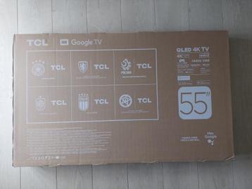 TV TCL QLED PRO 55T8B - 144 HZ NIEUW ongeopend ! beschikbaar voor biedingen