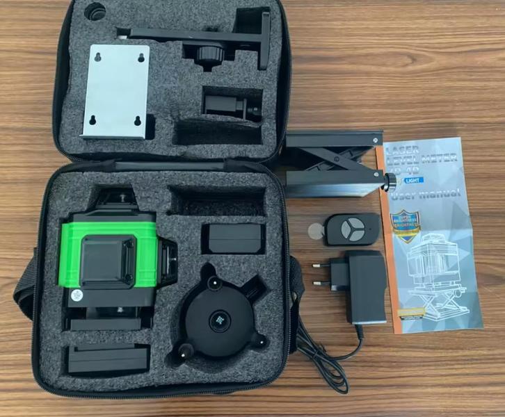 Niveau laser vert 16 lignes 360 (4D) – Auto-nivelant, Bricolage & Construction, Instruments de mesure, Neuf, Lumière, Envoi