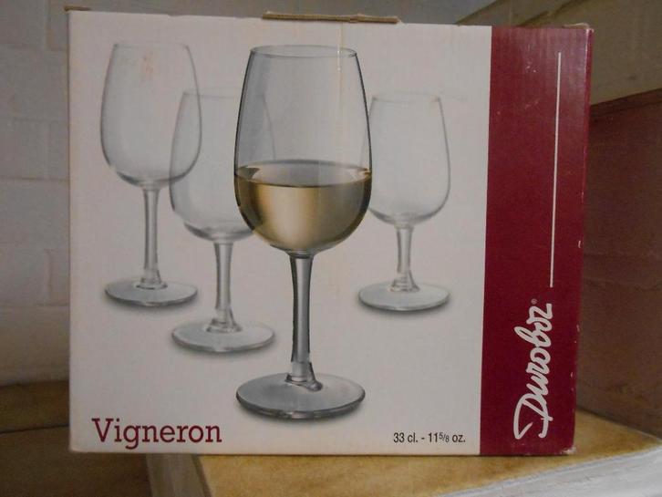 LOT DE VERRES À VIN NAPOLI VIGNERONS 22 CL, Collections, Verres & Petits Verres, Enlèvement