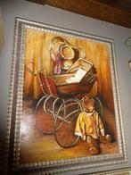 schilderij beer met buggy, handgeschilderd, Enlèvement