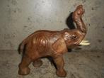 Mooie houten olifant, Antiek en Kunst, Ophalen of Verzenden