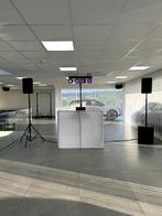 Electro Voice set ELX + DJ Booth ADJ, Audio, Tv en Foto, Professionele apparaten, Ophalen, Zo goed als nieuw, Audio