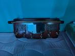 Oude kapstok met spiegel en mooi afgewerkte metalen delen, Huis en Inrichting, Woonaccessoires | Kapstokken, Minder dan 100 cm