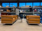 Cassina LC3, 2x 1-zit en 1x 2-zit, cognac leder, Huis en Inrichting, Verzenden, Zo goed als nieuw, Leer, Design