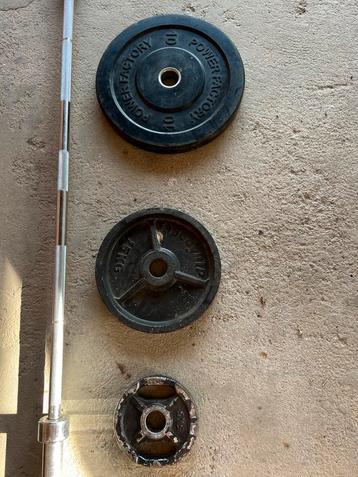 Althero bar met 2 platen van 10 kg Bekijk meer beschikbaar voor biedingen