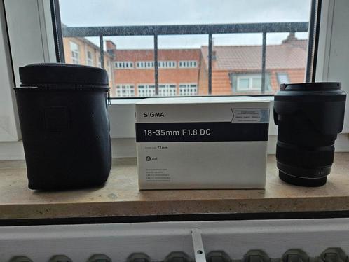 Sigma 18-35mm F1.8 DC HSM monture canon EF, Audio, Tv en Foto, Foto | Lenzen en Objectieven, Zo goed als nieuw, Zoom, Ophalen of Verzenden