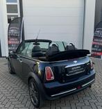 Mini Cooper~1.6benzine~Cabrio~Airco~160.000km~Garantie, Auto's, Mini, Zwart, Zwart, Leder, Bedrijf