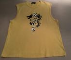 T-shirt jaune dragon (XXL), Jaune, Porté