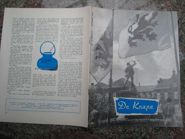 Strip Jeugdblad De Knape 19 jaar Oct 1955 Bob De Moor, Boeken, Stripverhalen, Gelezen, Eén stripboek, Verzenden