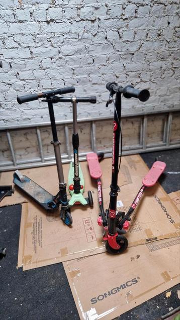 3 verschillende steps te koop, samen 60euro beschikbaar voor biedingen