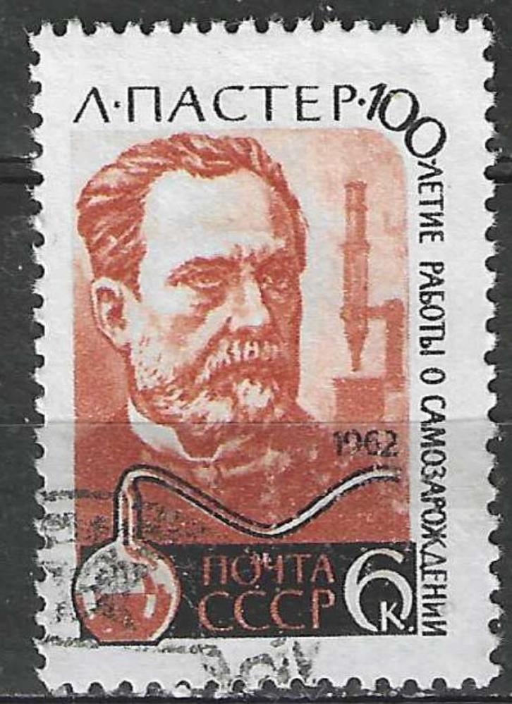 Rusland 1962 - Yvert 2536 - Louis Pasteur - 6 k. (ST), Postzegels en Munten, Postzegels | Europa | Rusland, Verzenden