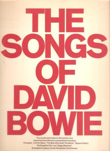 The songs of David Bowie