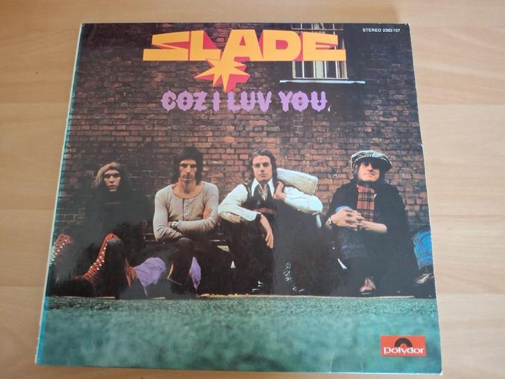 2 vinyles Slade, 1972 et 1974, CD & DVD, Vinyles | Rock, Utilisé, Pop rock, 12 pouces, Envoi