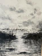 Abstract vrij groot tijdloos schilderij Mk Art, Ophalen