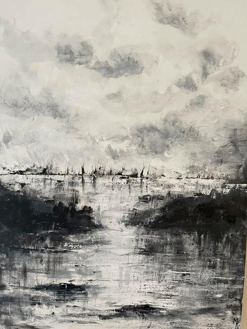 Abstract vrij groot tijdloos schilderij Mk Art, Antiek en Kunst, Kunst | Schilderijen | Abstract, Ophalen