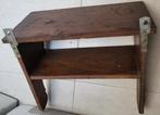 Petite étagère Ancienne en bois à deux niveaux, Enlèvement, Utilisé