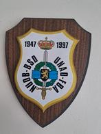 L'image montre une plaque commémorative de l'association NUO, Collections, Enlèvement ou Envoi, Comme neuf