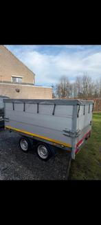 Remorque grise Eduarts à benne basculante 750 kg, Enlèvement, Utilisé