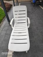 Relax zetel in witte PVC, Tuin en Terras, Ophalen