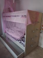 3-zits stapelbed + met twee bedmatrassen, Huis en Inrichting, Slaapkamer | Stapelbedden en Hoogslapers, Ophalen, Zo goed als nieuw