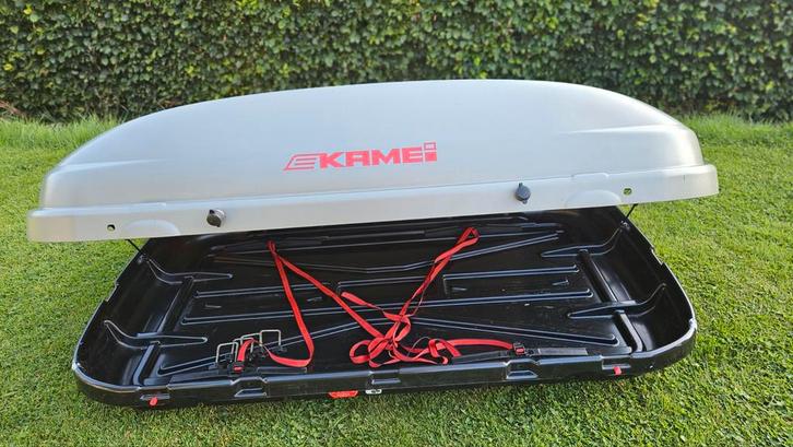 Coffre de toit + barres thule + fixations thule, Autos : Divers, Coffres de toit, Utilisé