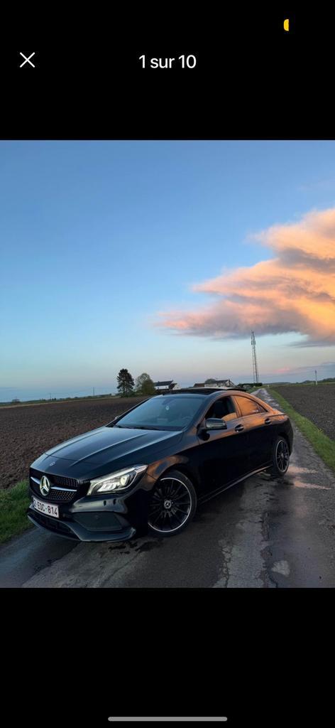 Mercedes cla 180 amg Line (turbo✅)night édition 2018, Autos, Mercedes-Benz, Particulier, CLA, ABS, Caméra de recul, Phares directionnels