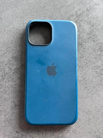 Coque en silicone Apple iPhone 13 Mini bleue d'occasion  disponible aux enchères