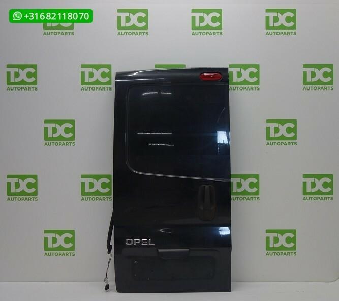 Renault Trafic ('01-'14) Achterdeur links dicht zwart, Auto-onderdelen, Carrosserie, Deur, Renault, Achter, Links, Gebruikt, Ophalen of Verzenden