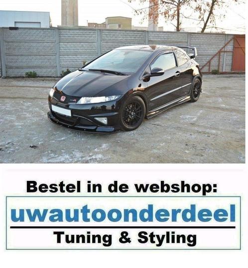 Maxton Spoiler Lip Splitter Voor Honda Civic MK8 Type R, Auto diversen, Tuning en Styling, Verzenden