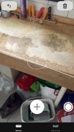 table de travail + étagère latérale, Enlèvement, Utilisé