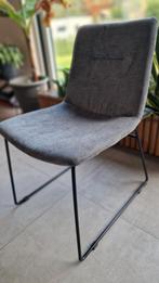 6 Stoelen merk DYYK, Ophalen, Zo goed als nieuw, Metaal, Grijs