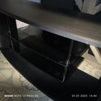 TV kastje met glazen leg plaken, Ophalen, 100 tot 150 cm, Zo goed als nieuw, Minder dan 100 cm