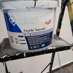 Sigma façade topcoat 4 liter wit, Doe-het-zelf en Bouw, Ophalen, Zo goed als nieuw, Wit