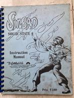 FLIPPERKAST GOTTLIEB SINBAD INSTRUCTION MANUAL, Gebruikt, Elektronisch, Flipperkast, Gottlieb