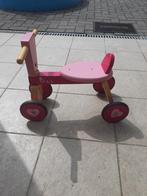 Houten loopfiets, Ophalen, Gebruikt