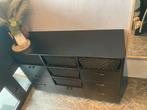 Zwarte kast met laden in volkern, Huis en Inrichting, Ophalen, Zo goed als nieuw, Tijdloos