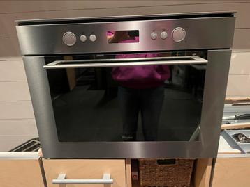 Inbouw combi oven/microgolf Whirlpool, Elektronische apparatuur, Gebruikt, Oven, Inbouw, Draaiplateau