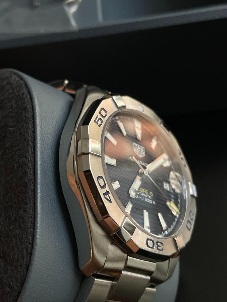 Horloge - TAG Heuer Aquaracer Automatic - WBD2112.BA0928, Handtassen en Accessoires, Horloges | Heren, Zo goed als nieuw, Zakhorloge