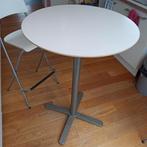 Table haute et deux chaises, Maison & Meubles, Enlèvement, Comme neuf