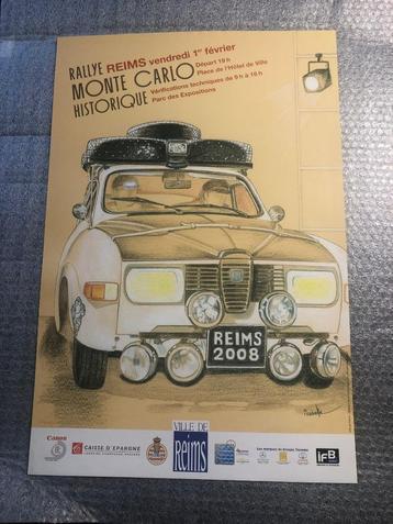 poster Saab 96 rally Monte Carlo Historic 2008  beschikbaar voor biedingen