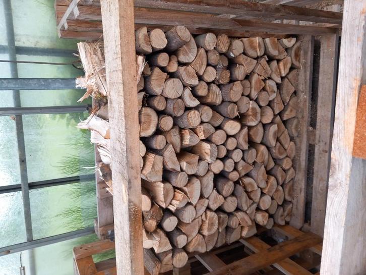 Droog brandhout, Tuin en Terras, Brandhout, Blokken, Eikenhout, 3 tot 6 m³, Ophalen of Verzenden