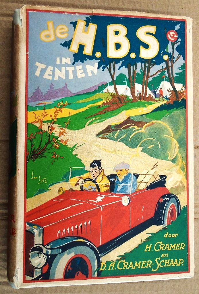 De H.B.S. in tenten - [1930] - Hendrik & Dina Cramer -Schaap, Livres, Livres pour enfants | Jeunesse | 13 ans et plus, Utilisé